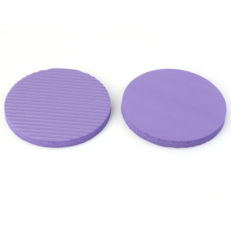 2x Plank Workout Round Knee Pad Fitness Push-ups Yoga Protective Anti-slip Ma