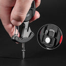 Multi-function COB LED Flashlight Rechargeable Keychain Camping Emergency Lig