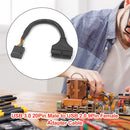 20 Pin Male to 9 Pin Female Wire Converter 15cm USB 3.0 to USB 2.0 Adapter Cable