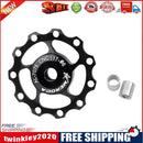 Bicycle Rear Derailleur 11T Road Bike Speed Guide Pulley Wheel Part (Black)