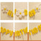 Daisy Flower Happy Birthday Banner Cloth/Paper Made DIY Decor Home Flower K3X7