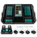 Charging Dock Cable Adaptor Battery Charger For Makita 14.4V 18V BL1830 BL1430