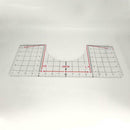 1PCS/SET T-Shirt Ruler Guide Alignment Tool Centering Tool Designs Ruler X8O0