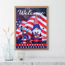 5D Diamond Painting Independence Day Full Square Drill DIY Kits Crafts Mosaic