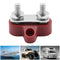 Bus Bar Terminal Block Heavy Duty Dual M6 Power Distribution Stud (Red)