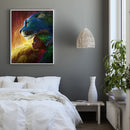 Girl and Tiger Oil Paint By Numbers DIY Drawing Picture Home Decoration No Frame