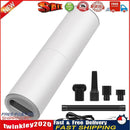 Mini Car Vacuum Cleaner Handheld 4000Pa 120W Wet Dry Home Cleaning (White) Newly