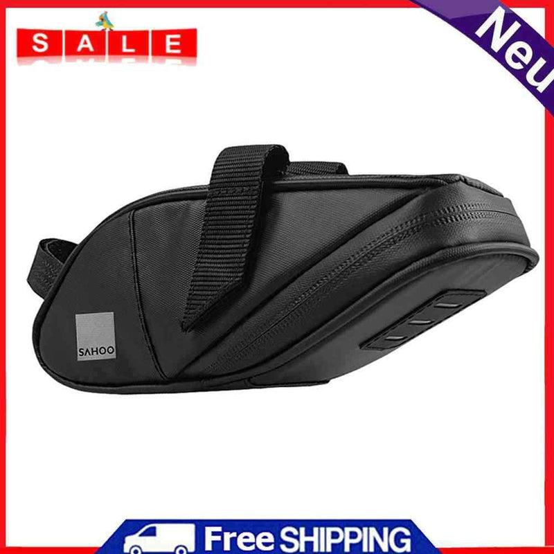 SAHOO 0.5L Bicycle Saddle Bag MTB Mountain Road Bike Reflective Seatpost Bag