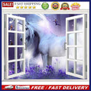 5D DIY Diamond Painting Kits Full Round Drill Outside Window Scenery Mosaic A