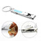 EDC Foldable Keyring Toe Care Stainless Steel Nail Clipper Trimmer Cutter