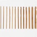 12pcs Craft Yarn Handle Weave 3-10mm Bamboo Crochet Hook Needle