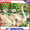 Painting By Numbers DIY Kit Swans Canvas Oil Art Picture Home Wall Decor Artwork