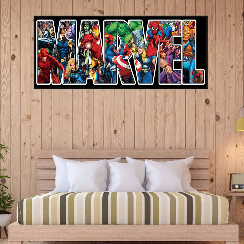 Cartoon Character Collection Diamond Painting Kits Full Square Drill Home Decor