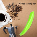 Electrical Latte Pen Coffee Carving Cappuccino Pull Flower Decor (Green)