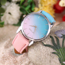 Women Casual Candy Color Leather Belt 2-Color Strap Student Watch (1 Newly