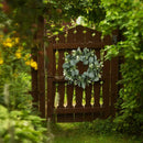 Imitation grass ring door trim small eucalyptus wreath D4H4