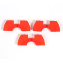 6x Rubber Damping Electric Scooter Vibration Damper for M365 Scooter (Red)