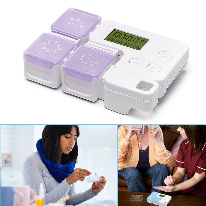 #A Travel Pill Case Splitter Organizer Medicine Dispenser Holder Weekly Box