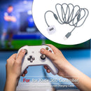 1.8m Dual Magnetic Ring USB Charging Cable for Xbox 360 Controller (Grey)
