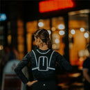 Adjustable Running Reflective Vest Chest Pocket Fitness Backpack Phone Bag