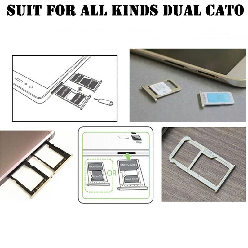 DIY Geek TF Nano Cato Hybrid Sim Slot Micro SD Extender Dual SIM Card Adapter