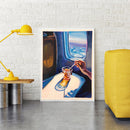 Beverage Time Canvas Paint By Numbers DIY Hand Painted Oil Drawing Kit Ornaments