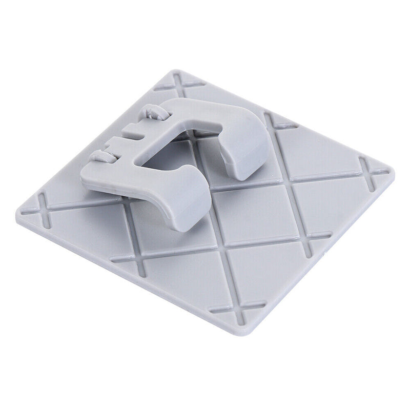 Wall Hook Wall Hanger Adhesive Storage Hanger Folding Cord Holder Double Hook