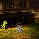 Lights Hollow LED Iron Art Balcony Decoration Solar Light Garden Light