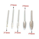 DIY Handmade Root Cutter Milling Bit Wood Carving Drill Chisel Engraving Tool