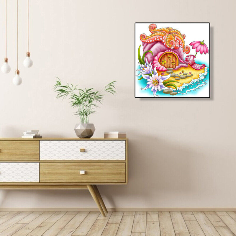 Diamond Painting Partial Special Starfish conch cottages Picture of Rhines