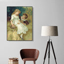 Painting By Numbers DIY Happy Kids Together Hand Painted Artwork Picture Cr