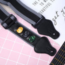 xintiandi Guitar Strap with 3 Selectable Brackets + 3 Picks for Electric