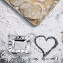 Stainless Steel Dumpling Maker Jiaozi Ravioli Making Dough Mold (Square)