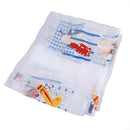 Toddler Kids Car Pattern Voile Panel Sheer Door Room Drape Window Curtains