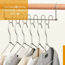 Space Saver Closet Clothes Trousers Scarf Magic Hanger Organizer Metal Holder