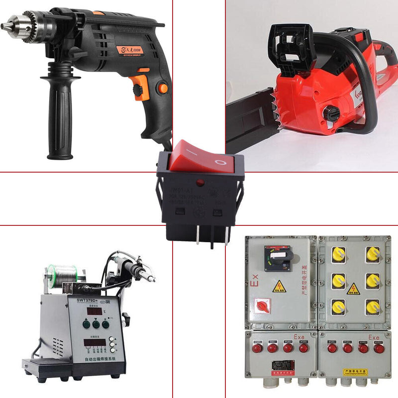 GS11021-01  in Push Button Electric Welder Switch 4 Pin AC125/250V 30A ON/OF