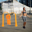 Skipping Rope PVC Adjustable Jump Rope Training Exercise Equipment (Orange)