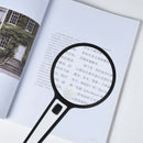 Handheld Magnifying Glass Optical Glass Lens with 4 LED Illuminated Magnifier