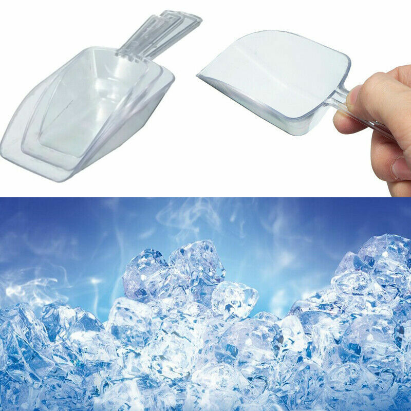 3x Clear Bar Buffet Wedding Ice Sugar Sweet Candy Favor Party Plastic Re G5D2