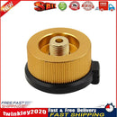 Outdoor Camping Aluminum Alloy Stove Adapter Portable Furnace Connector Newly