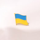 1pcs 22mm Ukraine Map Lapel Pin Brooch Clothing Accessories(A Painted)