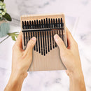 Pine Wood Kalimba Percussion Musical Instrument 17 Keys Thumb Finger Piano Mbira