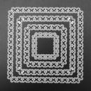 4pcs Metal Cutting Dies Stencils for DIY Scrapbook Photo (Square Butterfly)-2524