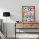 LOVE Flower Oil Paint By Numbers Kit DIY Acrylic Painting on Canvas Framele