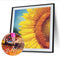 5D Diamond Painting Half Sunflower Full Round Drill DIY Picture Home Decorations