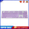 104pcs Universal Mechanical Keyboard Keycap PC Bakclit Key Cap Set (Purple)