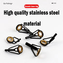 Stainless Steel Fishing Top Rod Guide Ring Fishing Pole Repair Kit (1.5mm) Newly