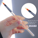 Nail Brush Manicure Gel Brush Transparent Aurora Macaron for Nail Art (E) Newly