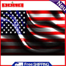 5D Diamond Painting DIY National Flag Picture Kits Full Drill Craft Home Decor