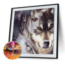 Full Round Drill 5D Diamond Painting Mosaic Rhinestone Kit Wall DIY Beauty Wolf